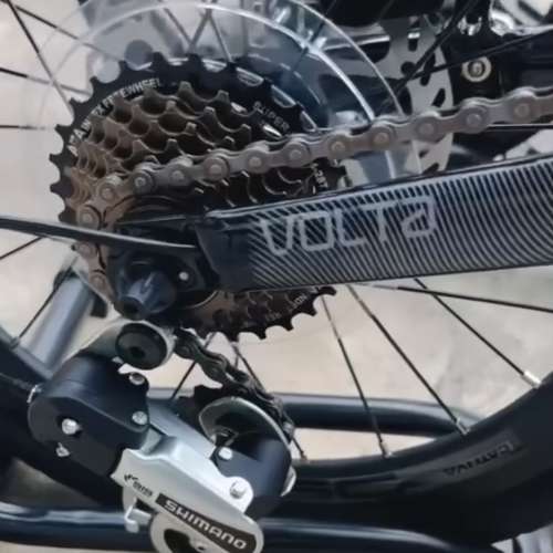 2025 新款 JAVA X2 7速 油剎 20吋406 鋁合金折叠車 送水架前後蛙燈