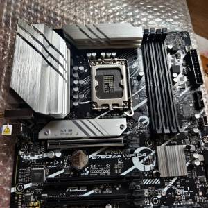 全新華碩B760MA wifi d4正常使用，在保內