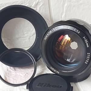 經典鏡皇*夜之眼 Nikon NIKKOR-SC 55mm 1.2*珍藏品