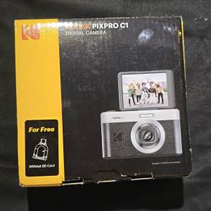 KODAK PIXPRO C1 DIGITAL CAMERA 棕色 柯達 全新機 全新狀態 送記憶卡