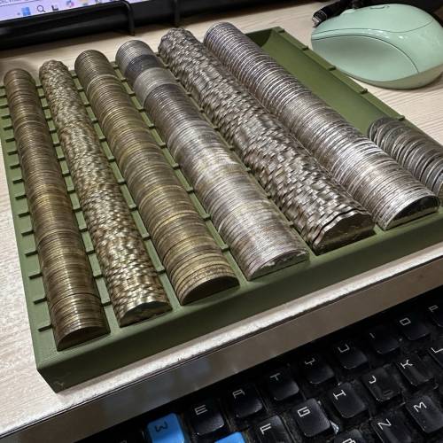 硬幣收納盒採用3D列印製成