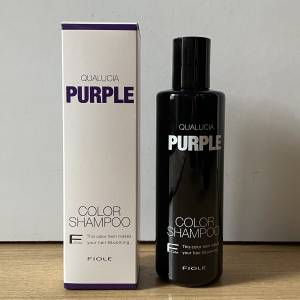 100%new qualucia 去黃補色紫色洗頭水 color shampoo 鎖色 purple 洗髮水 漂髮 染髮
