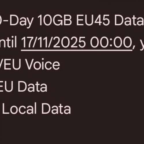 5G 歐洲 英國 sim卡 (中移動 cmhk europe EU UK 電話卡 電話咭 上網 數據 data)