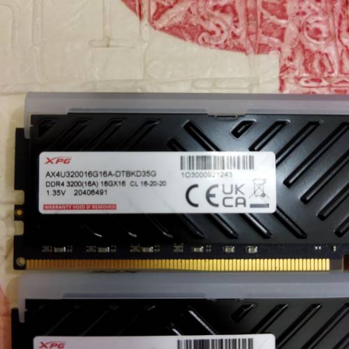 XPG DDR4單條16GX4請睇內容