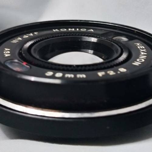 Konica Hexanon 38mm f2.8 已加m42螺絲牙(不是單反m42機用）