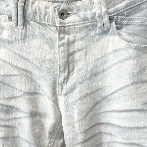 日本潮牌 Semantic Design Jeans 男裝鬆身牛仔褲 彎刀褲 札染雲石灰白色 Smart Casual