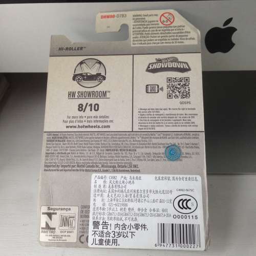🏎 HOT WHEELS HI-ROLLER Black HOTWHEELS NEW 全新 風火輪 🚂