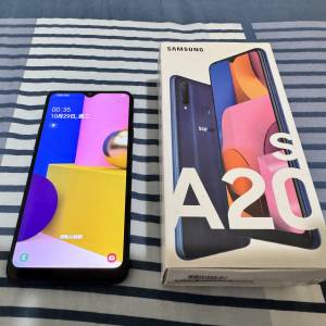 三星 Samsung A20s 4+64 4G 手機 藍色