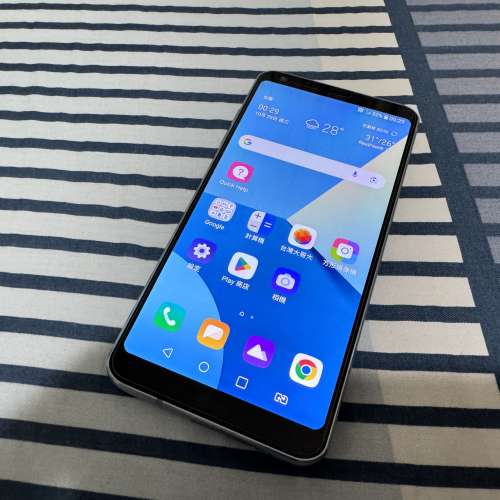 90%新 LG G6+ Plus 4+128 4G 手機 藍色