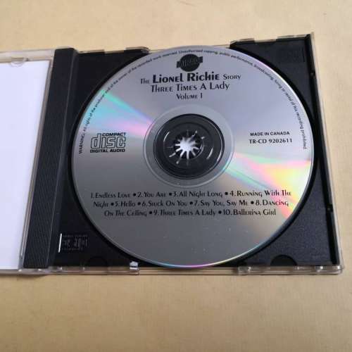 The Lionel Richie Story. Three Timres A Lady 加版