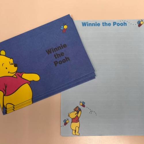 Winnie the Pooh letter envelope set 小熊 維尼 信紙信封套裝