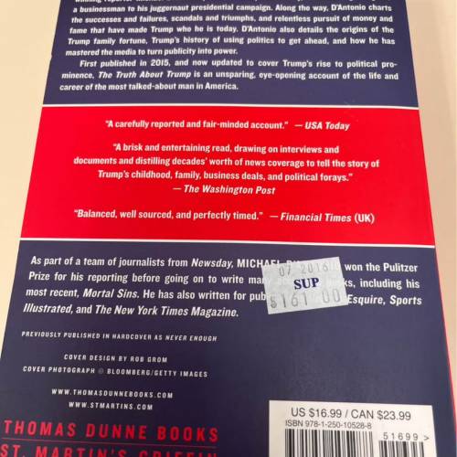 The truth about Trump 特朗普 真相 書 book