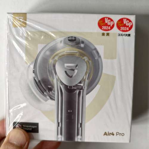 99%new Soundpeats Air4 pro 透明版（全套齊件有盒）