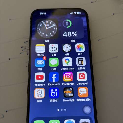 iPhone 14promax 行機128 G黑色
