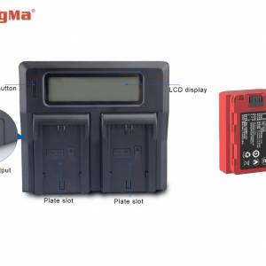 KINGMA NP-FZ100 / K-NP-FZ100 Fully Decoded Lithium-Ion Battery With DC-LCD-FZ100