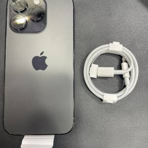 99%New iPhone 14 Pro 1TB 黑色 香港行貨 電池效能100% 有配件 自用首選超值