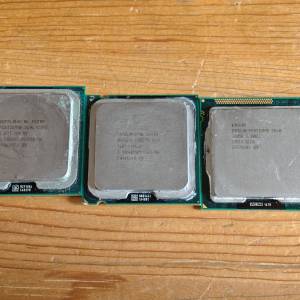 舊CPU 3粒（E5200/E8400/G860)