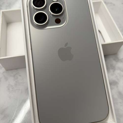 iPhone 15 Pro Natural Titanium 原色 鈦 港行 有盒 有單 iPhone15 128G