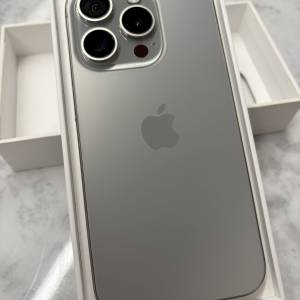 iPhone 15 Pro Natural Titanium 原色 鈦 港行 有盒 有單 iPhone15 128G