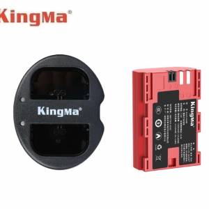 KINGMA LP-E6NH  With BM015-LPE6 USB-A Dual Charger 代用鋰電池連充電機