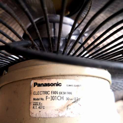 Desk Fan F-301CH Panasonic 12吋/30厘米 座檯扇 正常工作