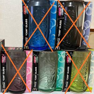 全新 麥當勞 McDonald X 可口可樂 Coca  Cola 紀念罐形杯 （有包裝盒）