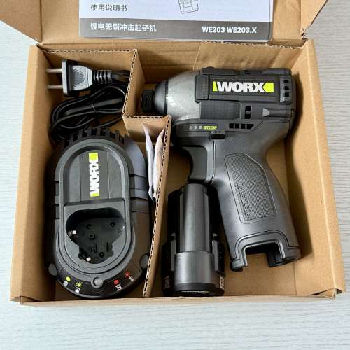 全新威克士12V鋰電無刷衝擊起子機 WORX WE203