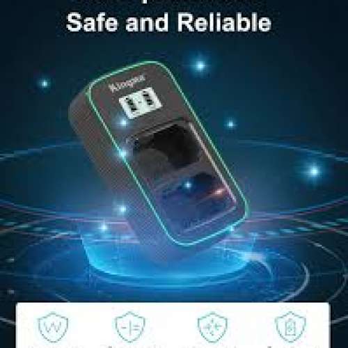 K-EN-EL15 Fully Decoded Lithium-Ion Battery  With BM058-ENEL15Q USB-C Dual