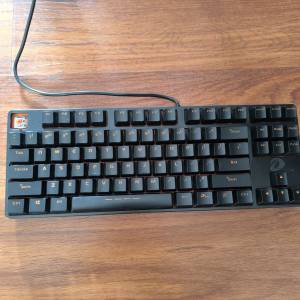 達尤有線紅軸機械鍵盤