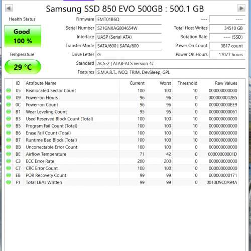兩隻 2.5吋 500G SAMSUNG 850EVO SSD + ORICO 外置硬碟盒