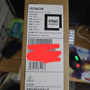 剛買10天 99%新Honor Magicbook Art 14 2025版1TB32ge