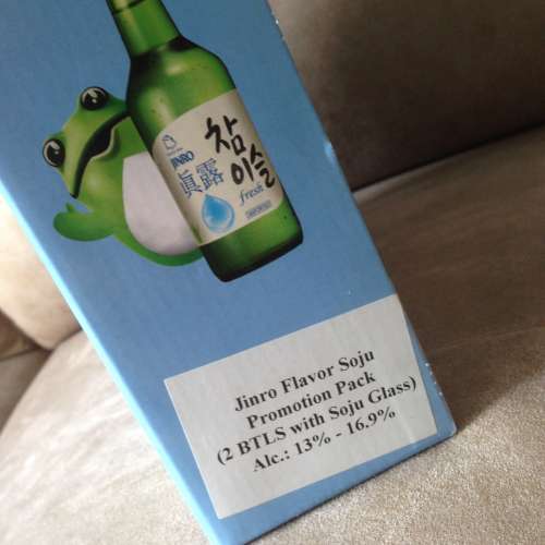 🍶 JINRO Soju + Glasses Wine Set KOREAN NEW 全新 真露 酒+杯 套裝 韓國 燒酒 🍶