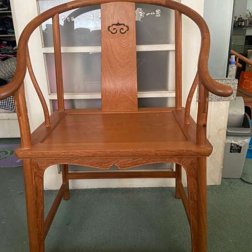 🪑Wooden Chairs 2pc Pair USED 木椅 一對 圈椅 🪑