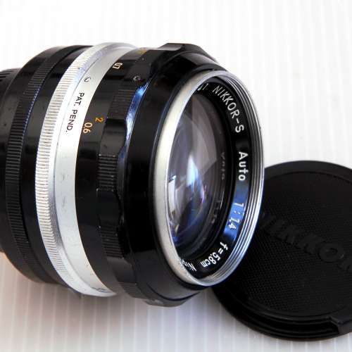 Nikon 5.8cm 58mm F1.4 * PAT PEND * Nippon Kogaku Nikkor S Auto Non-AI mount