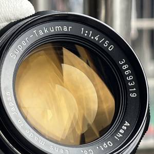 Super-Takumar 50mm f/1.4 七枚玉 No.3869319 M42口