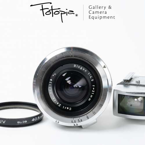 || Carl Zeiss Biogon 21mm F4.5 - Contax RF Mount with viewfinder & filter ||