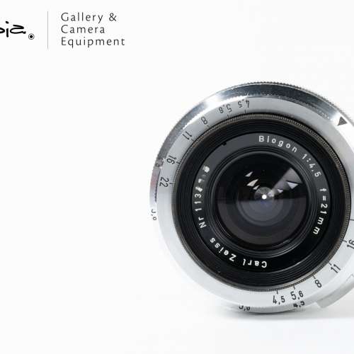 || Carl Zeiss Biogon 21mm F4.5 - Contax RF Mount with viewfinder & filter ||
