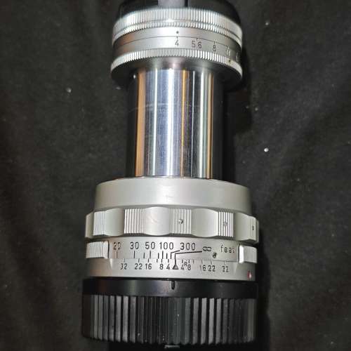 leica Leitz 徠卡 9cm f4 90/4 ELMAR for M Mount 11631 Year 1955 功能全正常 鏡片...