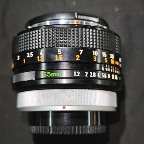 canon 55/1.2 FD 佳能 55mm 55 MF 手動 鏡片冇花冇霉通透 功能全正常 90%-95%new
