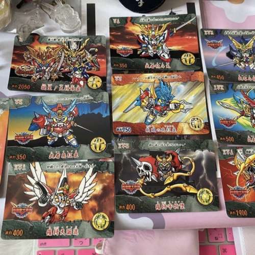 ♡日本 元祖 SD 武者高達 閃咭、  Gundam NT-1 閃咭、RX78 、渣古膠咭