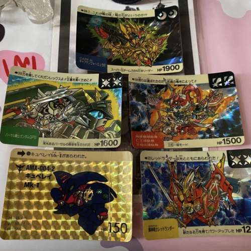 ♡日本 元祖 SD 武者高達 閃咭、  Gundam NT-1 閃咭、RX78 、渣古膠咭