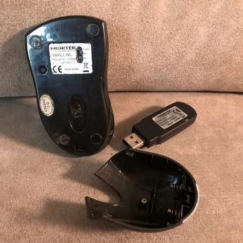 🖱️ NORTEK Small WL USB Optical Wireless Mouse USED 無線 光學 鼠標 滑鼠 🐭