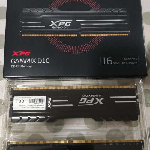 ADATA XPG GAMMIX D10 DDR4 3200 32GB Kit (2x16GB) Desktop Ram