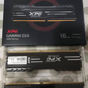 ADATA XPG GAMMIX D10 DDR4 3200 32GB Kit (2x16GB) Desktop Ram