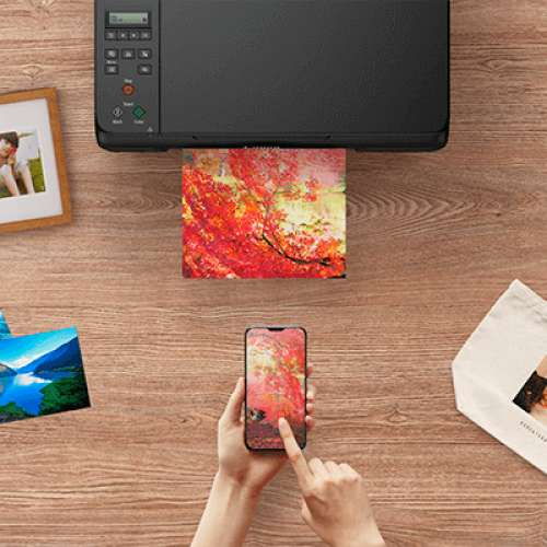 新款少用機性能良好2個墨盒6色入滿墨水合職業出稿出圖Canon G670 A4加墨式多合一打...