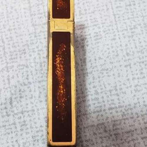 原裝都彭S.T.Dupont 大黑金沙大機加鑽石刷 打火機收藏品