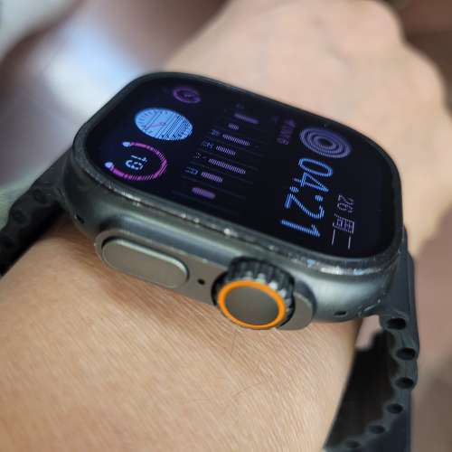 Js23 Ultra 46mm titanium 錶殼 無線磁吸充電 全套有盒說明書。 屯門／旺角面交