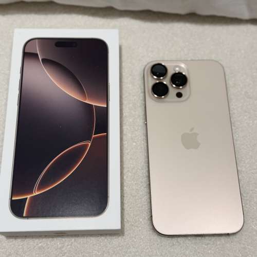 Iphone 16 pro max 256gb 沙漠金&銀白色 未過保超新