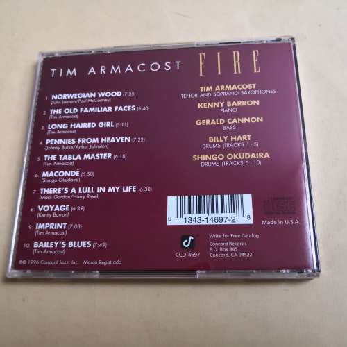 TIM ARMACOST - FIRE 美版