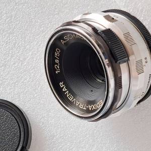 德國 (M42) A. Schacht ULM Edixa Travenar 50mm F2.8 鏡內有霉